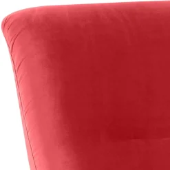 Wohnen Braune Möbel|Sessel & Hocker*Samtvelours Lesesessel in Rot - Haniata