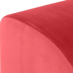 Wohnen Braune Möbel|Sessel & Hocker*Samtvelours Lesesessel in Rot - Haniata