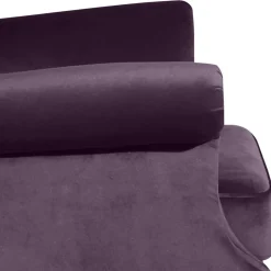 Wohnen Sessel & Hocker|Sessel*Samtvelours Ohrensessel in Dunkellila - Aglaia