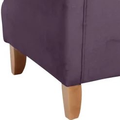 Wohnen Sessel & Hocker|Sessel*Samtvelours Ohrensessel in Dunkellila - Aglaia