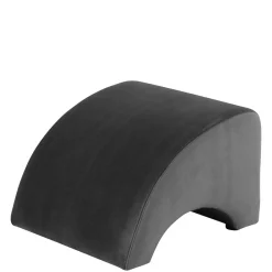 Wohnen Sessel & Hocker*Samtvelours Polsterhocker in Anthrazit - Izmael