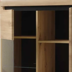 Wohnen Scandi Anbauwand fürs Wohnzimmer - Olcian (vierteilig)