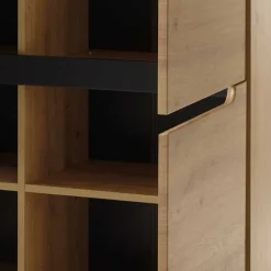 Wohnen Scandi Anbauwand fürs Wohnzimmer - Olcian (vierteilig)