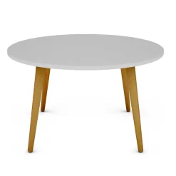 Wohnen Scandi Chic Couchtisch mit runder Tischplatte - Jeano