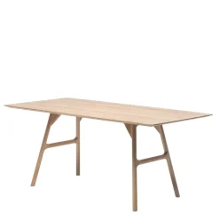 Wohnen Naturholzmöbel|Massivholzmöbel*Scandi Chic Eichentisch in Bianco geölt - Ravona