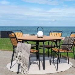 Wohnen Scandi Chic Gartentisch aus Teak Massivholz - Farmer