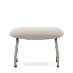 Wohnen Scandi Chic Hocker in Beige und Weiß - Bondo