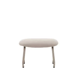 Wohnen Scandi Chic Hocker in Beige und Weiß - Bondo