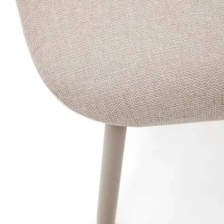 Wohnen Scandi Chic Hocker in Beige und Weiß - Bondo
