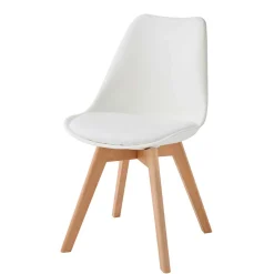 Wohnen Scandi Chic Stühle mit Sitzschale - Savossa (4er Set)