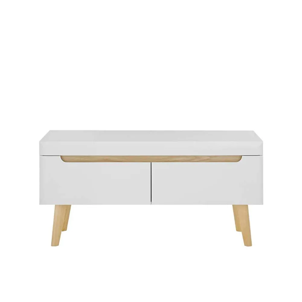 Wohnen Scandi Chic TV Wohnwand Möbel - Ginko (vierteilig)