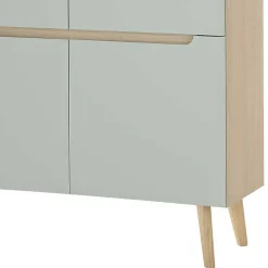 Wohnen Scandi Chic Wohnzimmermöbel Wohnwand - Armina (vierteilig)