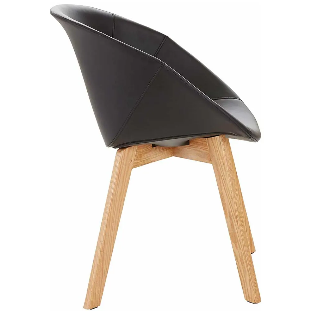 Wohnen Küchenstühle|Esszimmerstühle*Scandi Designstühle mit Armlehnen - Tramos (2er Set)