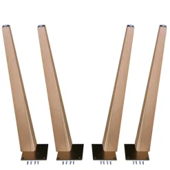 Wohnen Scandi Esstisch aus Sungkai Holz - Cinisella