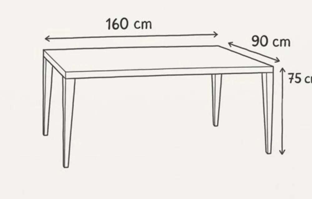 Wohnen Scandi Esstisch aus Sungkai Holz - Cinisella