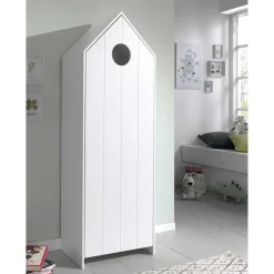 Wohnen Kindermöbel|Kinderkleiderschränke*Scandi Kinder-Kleiderschrank in Hausform - Indefiva