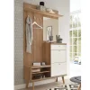 Wohnen Scandi Kompaktgarderobe in 110x200x34 - Cablos