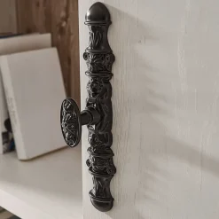 Wohnen Wohnwände|Wohnwand*Scandi Landhaus Wohnzimmermöbel Set Nedita in Weiß (vierteilig)