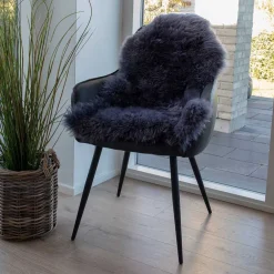 Wohnen Teppiche*Schaf Echtfell in Grau - Vericia