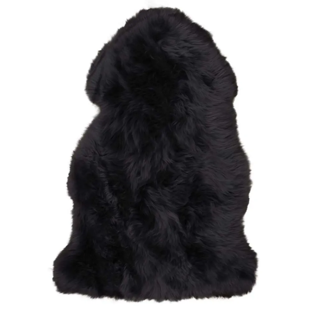 Wohnen Schaffell in Schwarz 85x5x50 cm - Claus