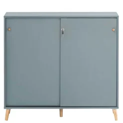 Wohnen Büroschränke*Schiebetüren Büroschrank in Petrol - Baiamare