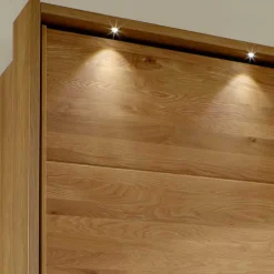 Wohnen Naturholzmöbel|Schränke*Schiebetüren-Kleiderschrank in Beige Glas - Nikoba