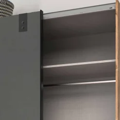 Wohnen Kleiderschränke|Kleiderschränke*Schiebetürenschrank im Industry und Loft Stil - Janeiro