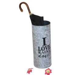 Wohnen Graue Möbel|Schirmständer*Schirmbehälter Atlantis aus Blech verzinkt