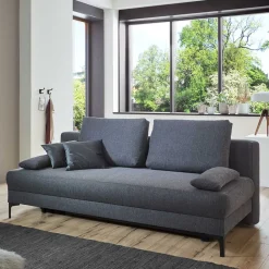 Wohnen Schlafcouch für jeden Tag in Anthrazit - Antigua