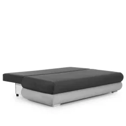 Wohnen Schlafsofas*Schlafcouch in Dunkelbraun und Creme - Beaven