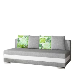 Wohnen Schlafsofas*Schlafcouch in Grau mit Weiß - Almente