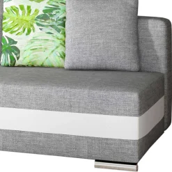 Wohnen Schlafsofas*Schlafcouch in Grau mit Weiß - Almente