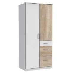 Wohnen Schlafraum Kleiderschrank mit drei Schubladen - Magdelan