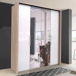 Wohnen Schlafraum Kleiderschrank mit Spiegel - Bosays