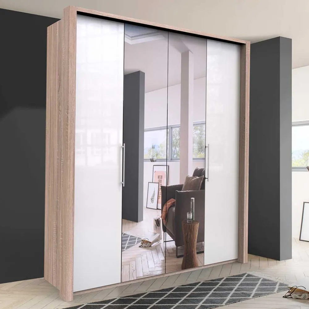 Wohnen Schlafraum Kleiderschrank mit Spiegel - Bosays