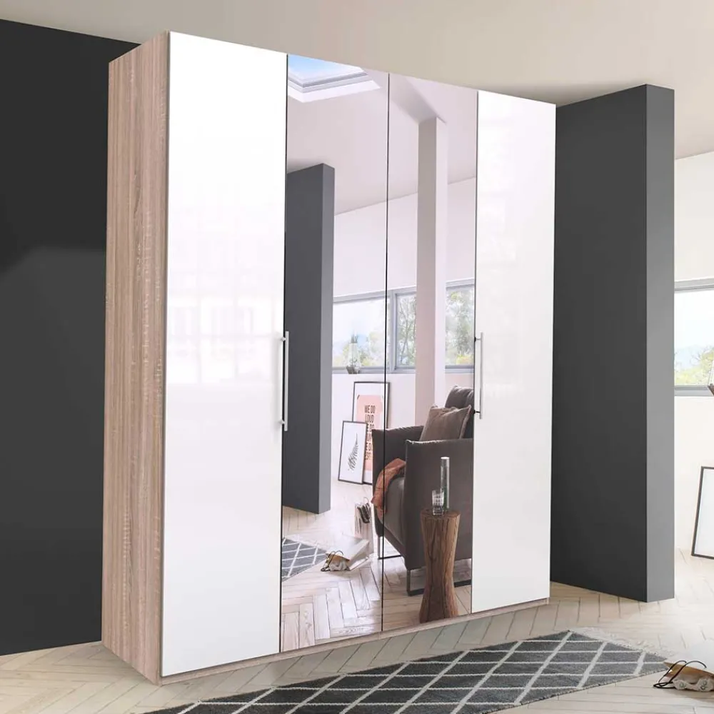 Wohnen Schlafraum Kleiderschrank mit Spiegel - Bosays