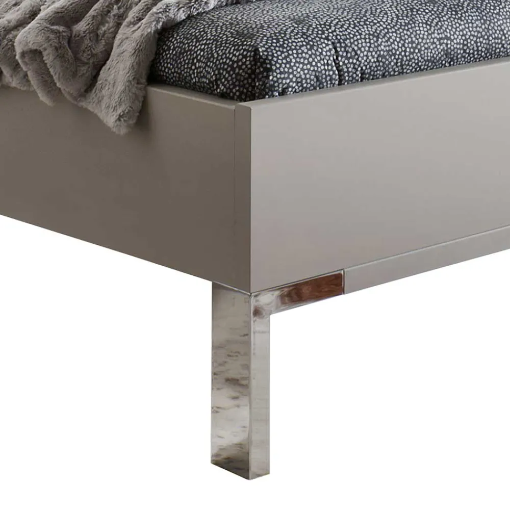 Wohnen Schlafraum Set in Weiß & Grau - Tumiva (vierteilig)