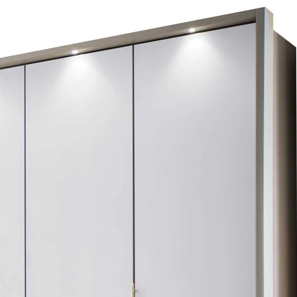 Wohnen Schlafraum Set in Weiß & Grau - Tumiva (vierteilig)