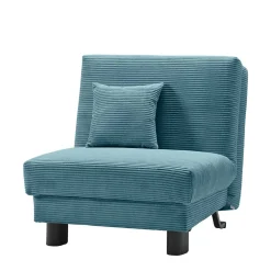 Wohnen Sofas|Sofa*Schlafsessel in Petrol aus Cord - Geraldo
