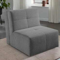 Wohnen Schlafsessel ohne Armlehnen in Anthrazit - Anzarote