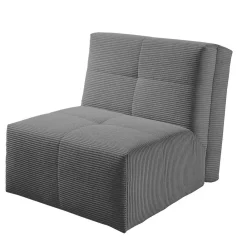 Wohnen Schlafsessel ohne Armlehnen in Anthrazit - Anzarote