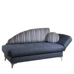 Wohnen Schlafsofas*Schlafsofa Chaiselounge in Blau - Jacy