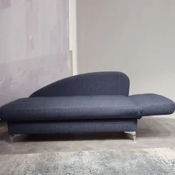 Wohnen Schlafsofas*Schlafsofa Chaiselounge in Blau - Jacy