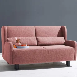 Wohnen Sofas|Sofa*Schlafsofa in Rosa Flachgewebe - Mangado