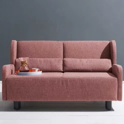 Wohnen Sofas|Sofa*Schlafsofa in Rosa Flachgewebe - Mangado
