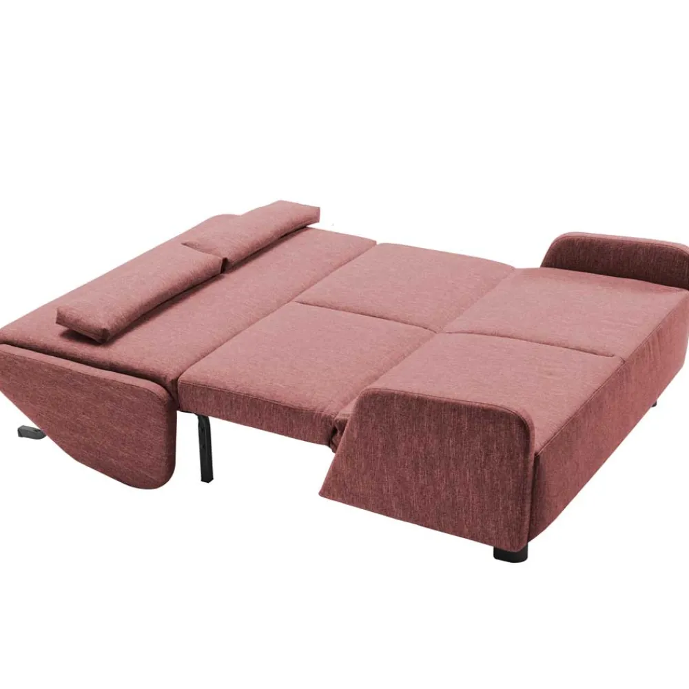 Wohnen Sofas|Sofa*Schlafsofa in Rosa Flachgewebe - Mangado