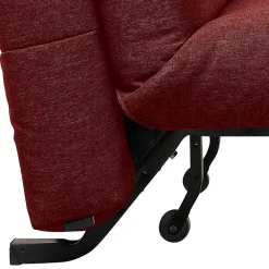 Wohnen Schlafsofa in Rot Stoffbezug - Surci