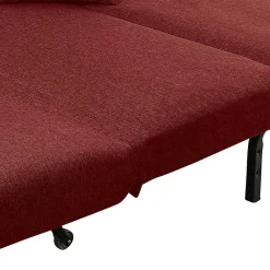 Wohnen Schlafsofa in Rot Stoffbezug - Surci