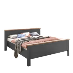 Wohnen Schlafzimmer Bettanlage und Schrank Set - Zenuvra (vierteilig)