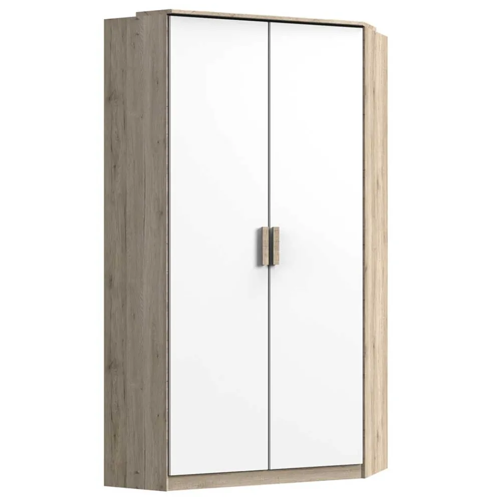Wohnen Schlafzimmer Eckschrank in Eiche San Remo - Folio
